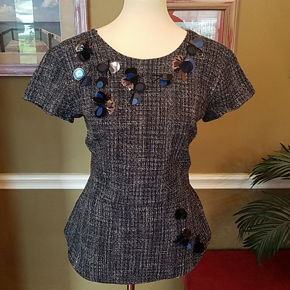 NWOT Banana Republic Peplum Top